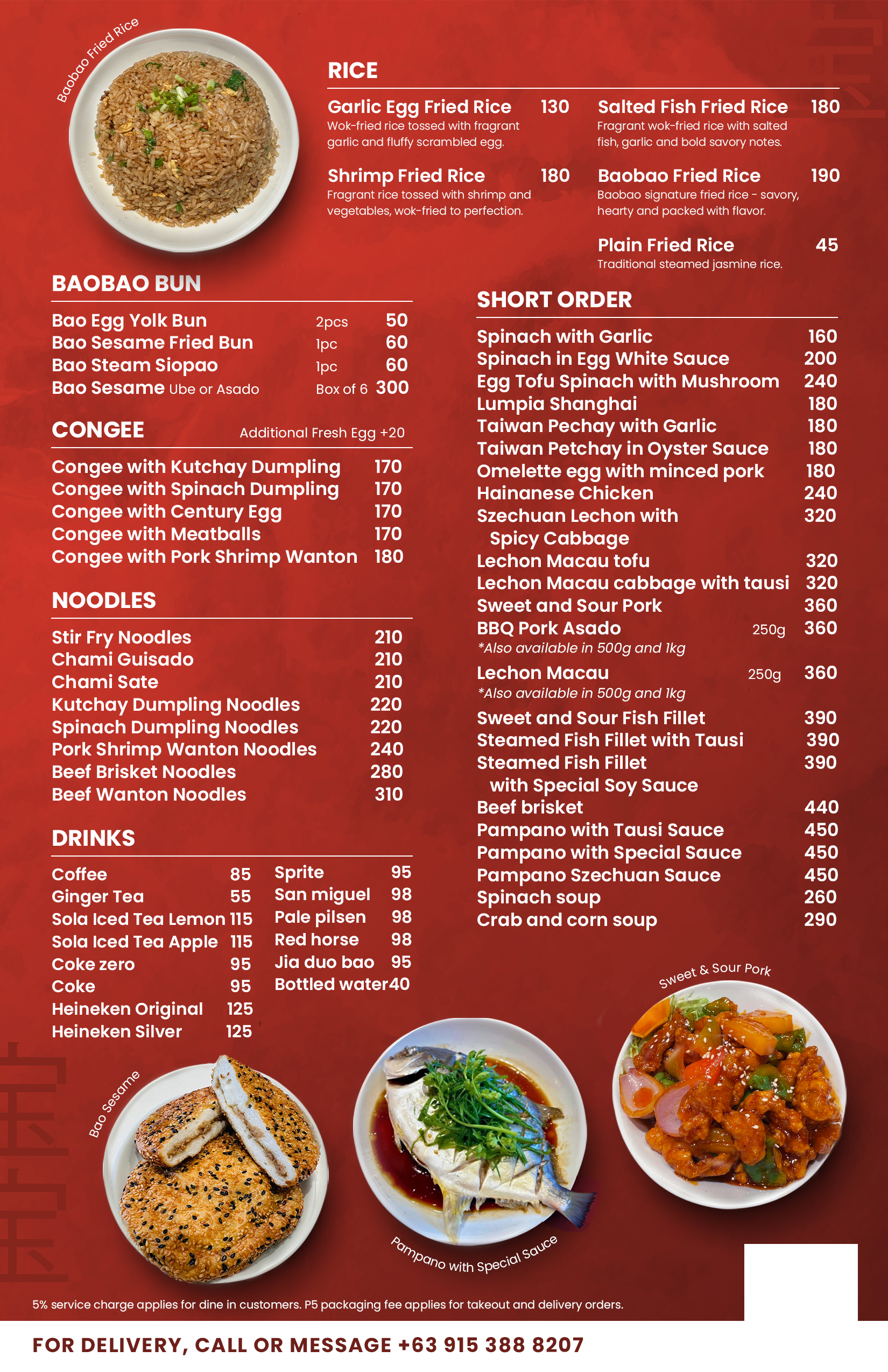 BaoBao Dimsum  Back Menu